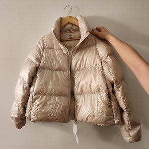 Women's Ultra Light Down Shiny Puffer Jacket